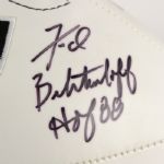 2006-12 Fred Biletnikoff Oakland Raiders Signed NFL Team Logo Ball (JSA)
