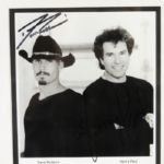 1992 Blackhawk Country Music Signed 16 x 24 Framed Display (JSA)