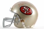 1990's Y.A. Title San Francisco 49ers Signed Full Size Helmet (JSA)