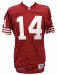1990s Y.A. Tittle San Francisco 49ers Signed Jersey (JSA)
