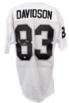 1990's Ben Davidson Oakland Raiders Signed Jersey (JSA)