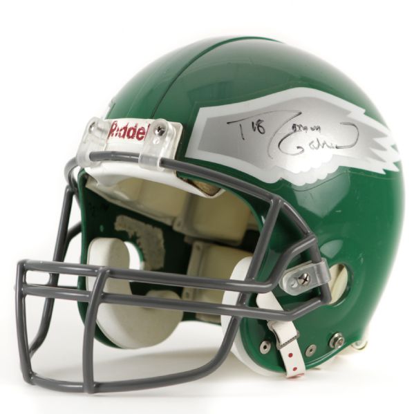 1998 Roman Gabriel Philadelphia Eagles Signed Full Size Helmet (JSA)