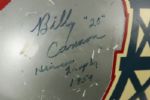 1970 circa Billy Cannon Houston Oilers Signed Game Worn Suspension Helmet (MEARS LOA/JSA)