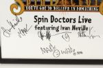 1996 Spin Docters Signed 26 x 38 Framed You've Got To Believe In Something Print (JSA)