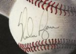 1991 Nolan Ryan Texas Rangers Signed 32 x 39 Framed Lithograph (JSA) 87/1000