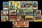 1950's-60's Green Bay Packers Trading Card Collection - Lot of 36