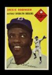 1954 Jackie Robinson Brooklyn Dodgers Topps #10 Trading Card