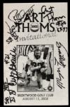 1997-2008 Celebrity Quarterback Golf Shootout Program/Ticket Collection - Lot of 15 w/ 2 Signed (JSA) 