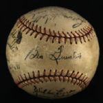 1944 San Francisco Seals PCL Team Signed Baseball w/ 17 Signatures Including Lefty O'Doul, Frenchy Uhalt & More (JSA)