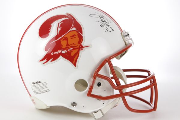 2001 Tampa Bay Buccaneers Steue Deberg Signed Full Size Helmet (JSA)