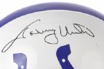 1984 Indianapolis Colts Johnny Unitas Signed Full Size Helmet (JSA)
