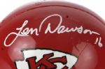 1998 Kansas City Chiefs Len Dawson Signed Full Size Helmet (JSA)