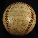 1946 St. Louis Cardinals World Series Champions Team Signed Baseball w/ 23 Signatures Including Red Schoendienst, Enos Slaughter & More (JSA)