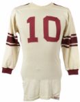 1960s #10 Durene Game Worn Football Jersey (MEARS LOA)