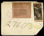 1927 Babe Ruth New York Yankees Signs Contract Original 8 x 9.5 Photo