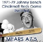 1971-79 Johnny Bench Cincinnati Reds Adirondack Professional Model Game Used Bat (MEARS A7.5)
