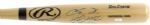 2001 Barry Zito Tim Hudson Mark Mulder Oakland Athletics Signed Rawlings Bat (MLB Hologram)