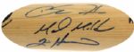 2001 Barry Zito Tim Hudson Mark Mulder Oakland Athletics Signed Rawlings Bat (MLB Hologram)