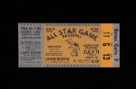 1960 Major League Baseball All Star Game Municipal Stadium Ticket Stub