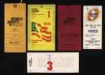 1975-81 Merle Harmon Press Credential Collection - Lot of 22 w/ World Series, Olympics & More
