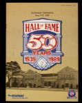 1989 Baseball Hall of Fame 50th Anniversary Memorabilia Collection - Lot of 4