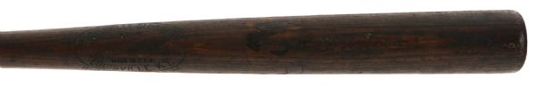 1922 Walter Slaven H&B Louisville Slugger Professional Model Game Used Bat (MEARS LOA) Sidewritten "Walter Slaven 8-8-22"