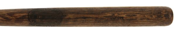 1911-16 Sweeny Sidewritten J.F. Hillerich & Son Co. Professional Model Game Used Bat (MEARS LOA)