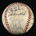 1972 Chicago White Sox Team Signed OAL Cronin Baseball w/ 28 Signatures Including Goose Gossage, Wilbur Wood, Carlos May & More (JSA)