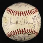 1972 Chicago White Sox Team Signed OAL Cronin Baseball w/ 28 Signatures Including Goose Gossage, Wilbur Wood, Carlos May & More (JSA)