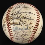 1972 Chicago White Sox Team Signed OAL Cronin Baseball w/ 28 Signatures Including Goose Gossage, Wilbur Wood, Carlos May & More (JSA)