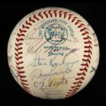 1972 Chicago White Sox Team Signed OAL Cronin Baseball w/ 28 Signatures Including Goose Gossage, Wilbur Wood, Carlos May & More (JSA)