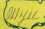 2012 Phil Mickelson Signed 13 x 17 Masters Golf Flag (JSA)