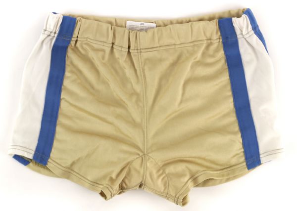 1977 circa Marquette Warriors Medalist Sand Knit Basketball Trunks