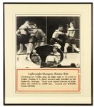 1923 Benny Leonard Vs Lew Tendler 23" x 26" Framed Photo