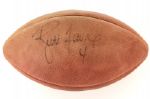 1997 Brett Favre Mark Chmura Green Bay Packers Signed Super Bowl XXXI Football (JSA)