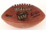 1997 Brett Favre Mark Chmura Green Bay Packers Signed Super Bowl XXXI Football (JSA)
