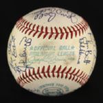 1972 Milwaukee Brewers Team Signed OAL Cronin Baseball w/ 24 Signatures Including Del Crandall, Harvey Kuenn, George Scott & More (JSA)