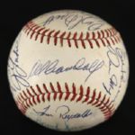 1972 Milwaukee Brewers Team Signed OAL Cronin Baseball w/ 24 Signatures Including Del Crandall, Harvey Kuenn, George Scott & More (JSA)
