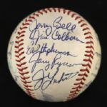 1972 Milwaukee Brewers Team Signed OAL Cronin Baseball w/ 24 Signatures Including Del Crandall, Harvey Kuenn, George Scott & More (JSA)