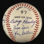 1964 Charleston Indians Team Signed Official Eastern League Baseball w/ 16 Signatures (MEARS LOA)