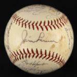1968 Washington Senators Team Signed OAL Cronin Baseball w/ 29 Signatures Including Frank Howard, Nellie Fox & More (JSA)