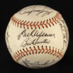 1968 Baltimore Orioles Team Signed Baseball w/ 26 Signatures Including Earl Weaver, Frank Robinson, Brooks Robinson & More (JSA)