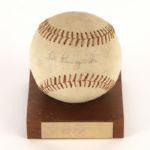 1971 Ted Kluszewski Cincinnati Reds Single Signed Baseball (JSA)