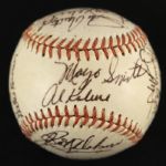 1968 Detroit Tigers World Series Champions Team Signed Baseball w/ 25 Signatures Including Al Kaline, Denny McClain & More (JSA)
