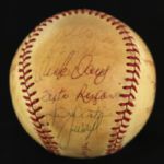 1979 Milwaukee Brewers Team Signed OAL MacPhail Baseball w/ 25 Signatures Including Paul Molitor, Robin Yount, Harvey Kuenn & More (JSA)
