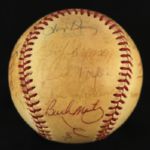 1979 Milwaukee Brewers Team Signed OAL MacPhail Baseball w/ 25 Signatures Including Paul Molitor, Robin Yount, Harvey Kuenn & More (JSA)