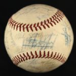 1971 New York Yankees Team Signed OAL Cronin Baseball w/ 26 Signatures Including Thurman Munson, Elston Howard, Roy White & More (JSA)