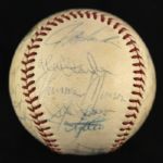 1971 New York Yankees Team Signed OAL Cronin Baseball w/ 26 Signatures Including Thurman Munson, Elston Howard, Roy White & More (JSA)