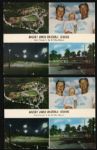 1959-61 Mickey Owen Cardinals/Dodgers/Cubs Signed Baseball School Brochure and Postcards - Lot of 3 (JSA)