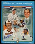 1982 Frank Robinson Baltimore Orioles Signed Hall of Fame Yearbook (JSA)